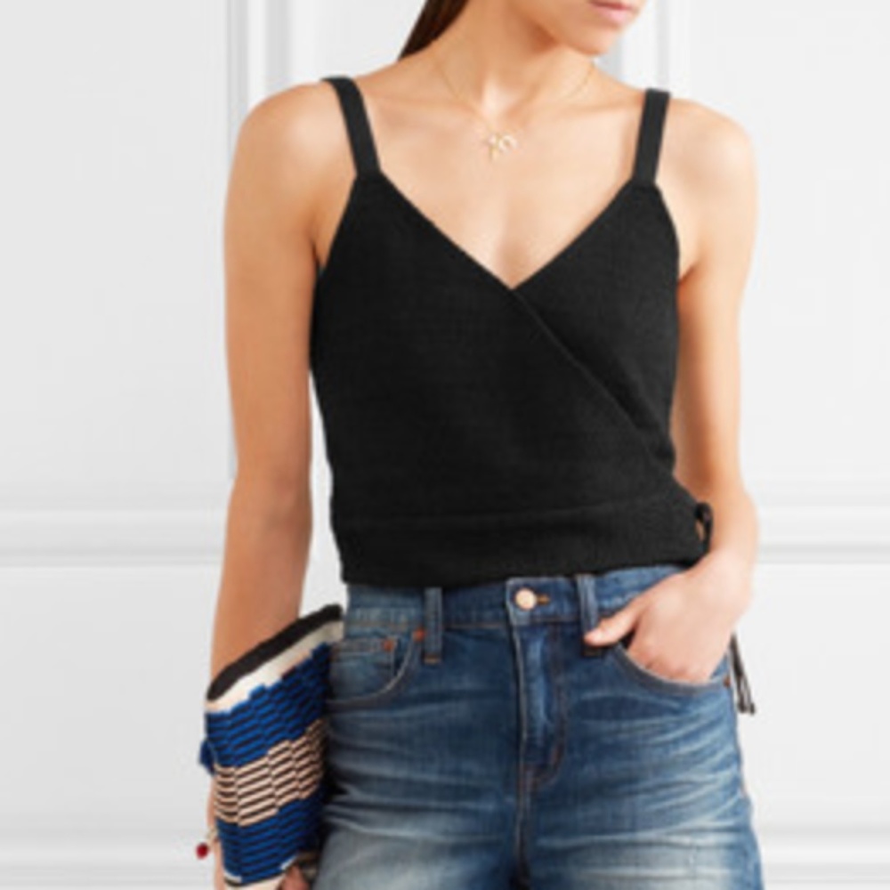 Madewell Cropped Wrap Cami